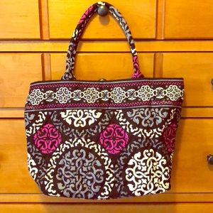 Vera Bradley Canterberry Magenta Holiday Tote
